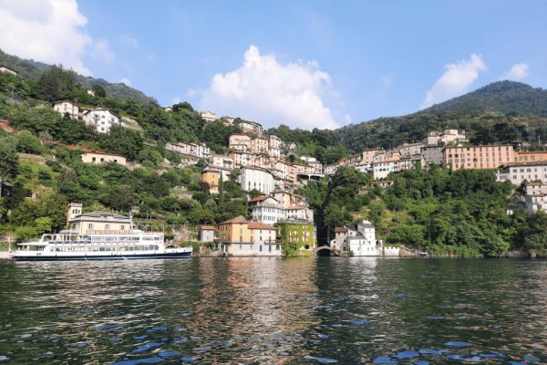 Nesso from Lake Como, Italy